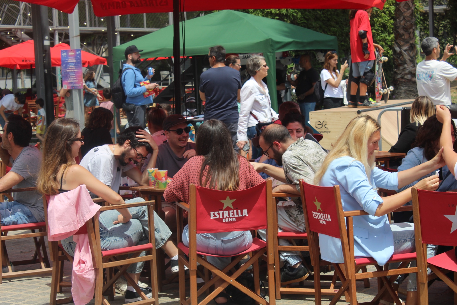 Terrassa de restauració integrada en un esdeveniment